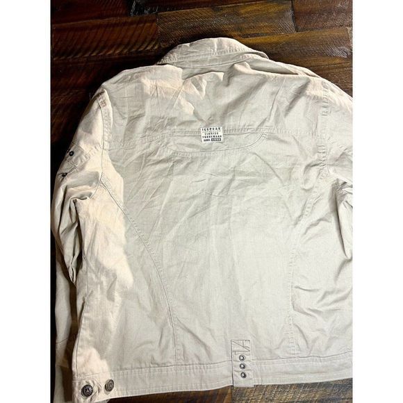 ICEPEAK Khaki Denim  Finish Trademarks Size 14 US Unisex Spring Jacket - Picture 9 of 13
